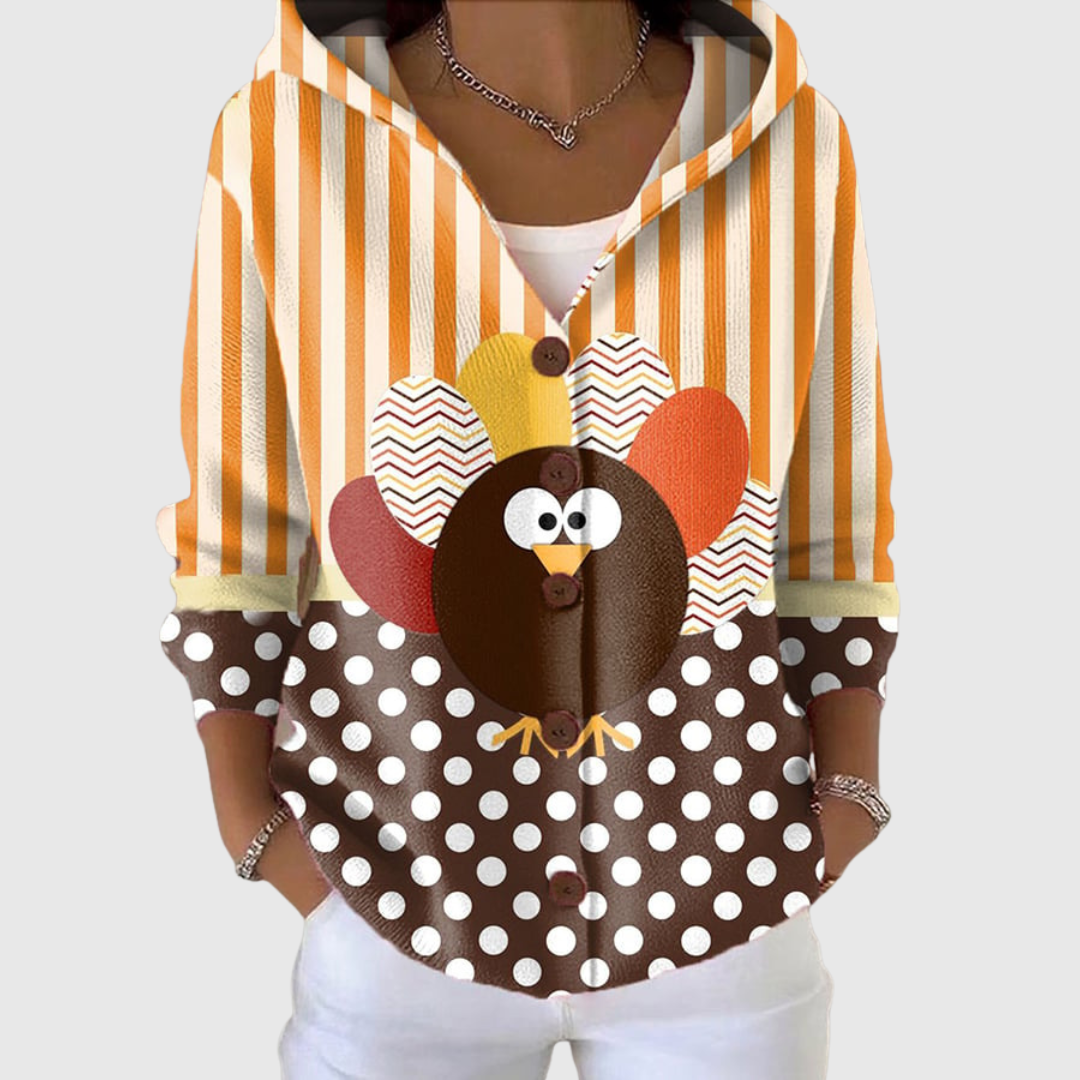 Alba | Veste en maille à capuche élégante et polyvalente