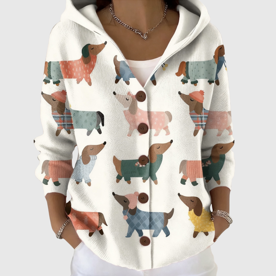Neve | Veste en maille à capuche au style polyvalent