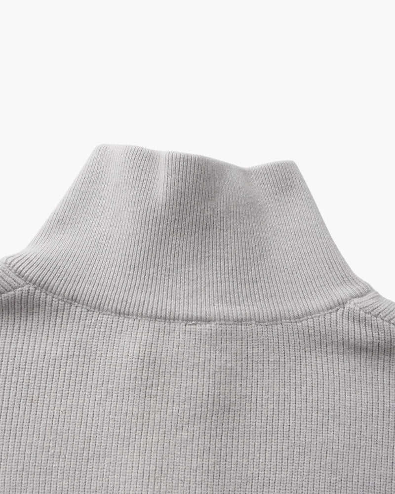 Diego | Pull demi-zip côtelé
