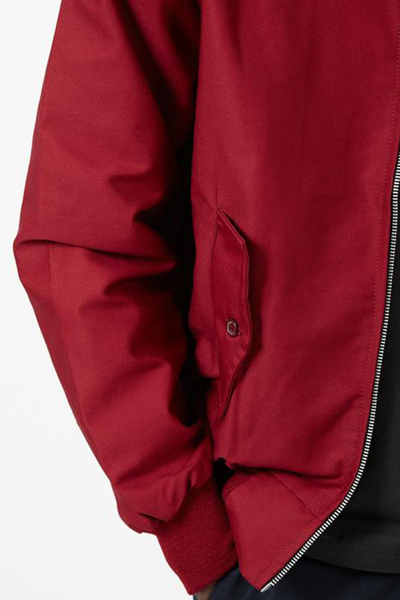Éric | Veste Harrington élégante avec doublure tartan classique