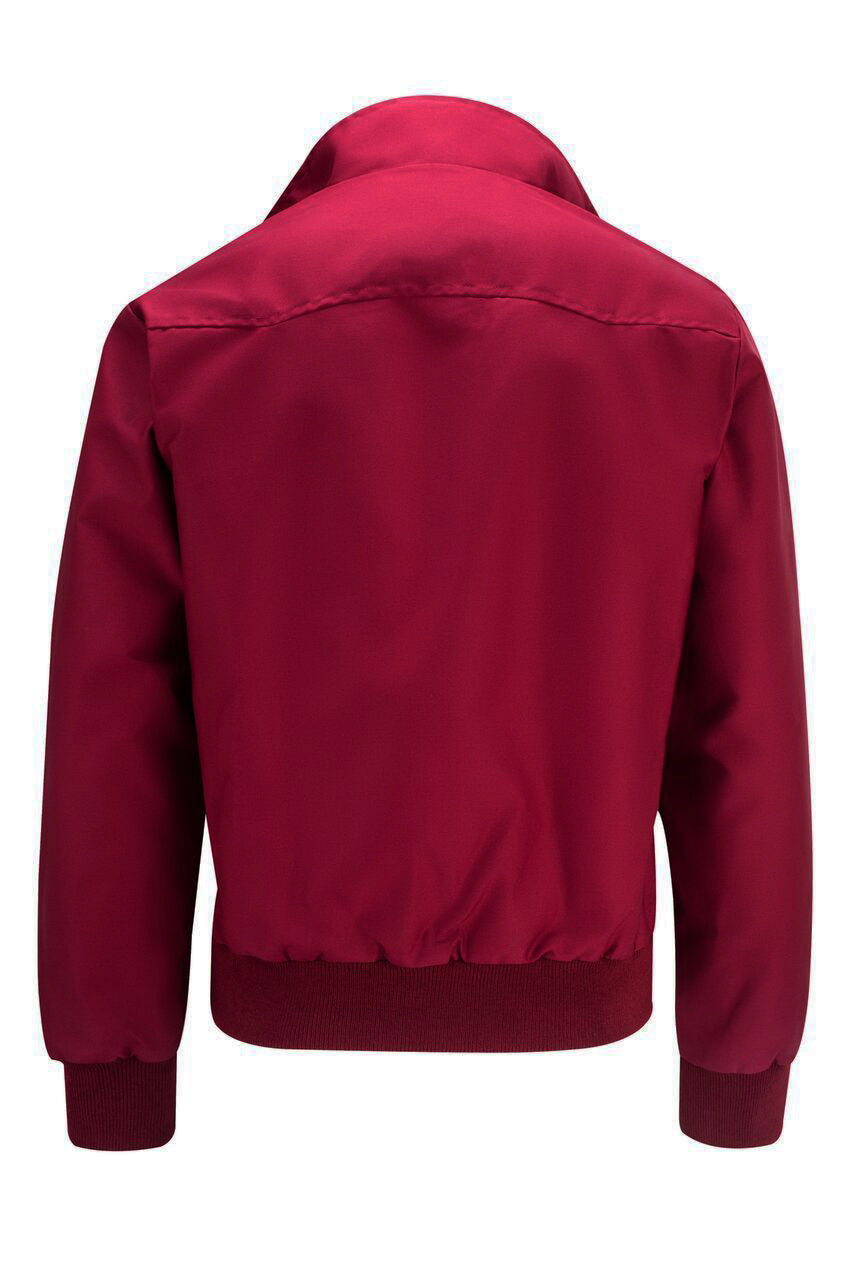 Éric | Veste Harrington élégante avec doublure tartan classique