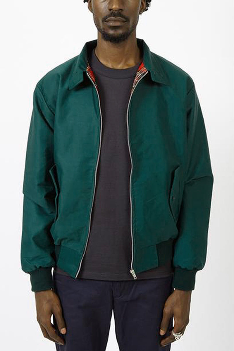 Éric | Veste Harrington élégante avec doublure tartan classique