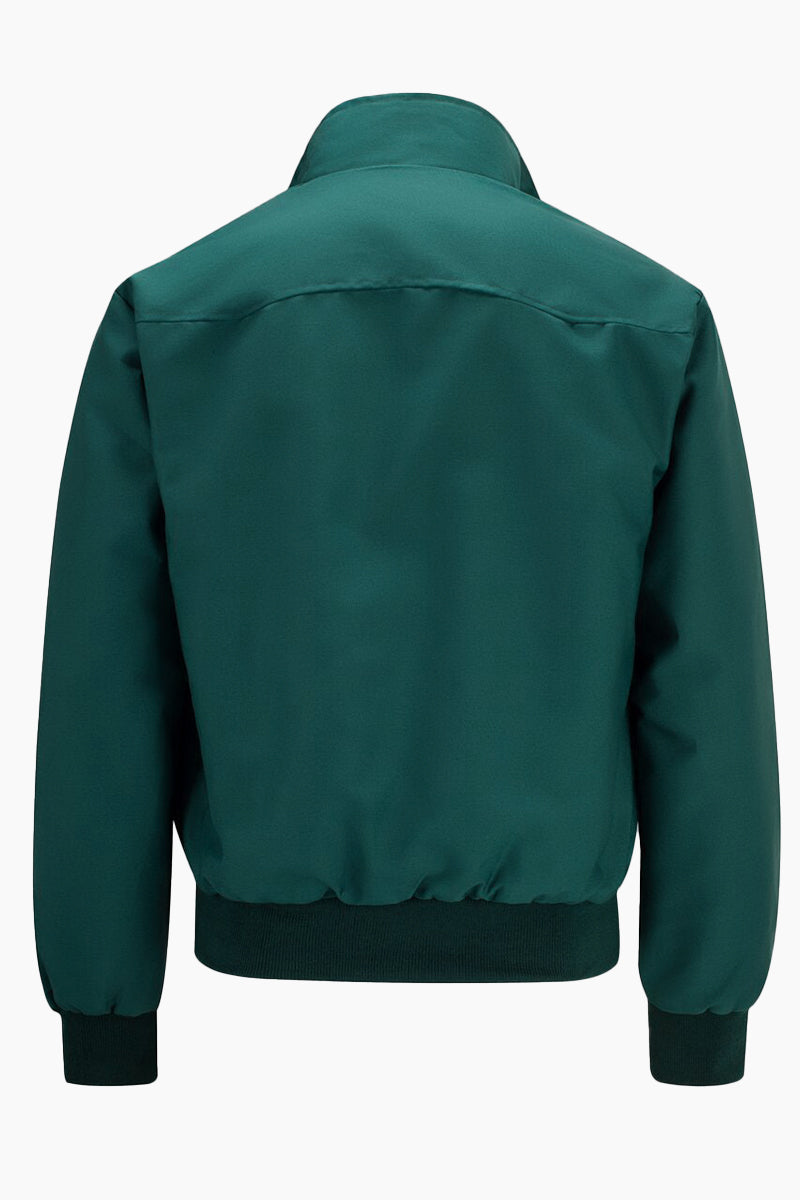 Éric | Veste Harrington élégante avec doublure tartan classique