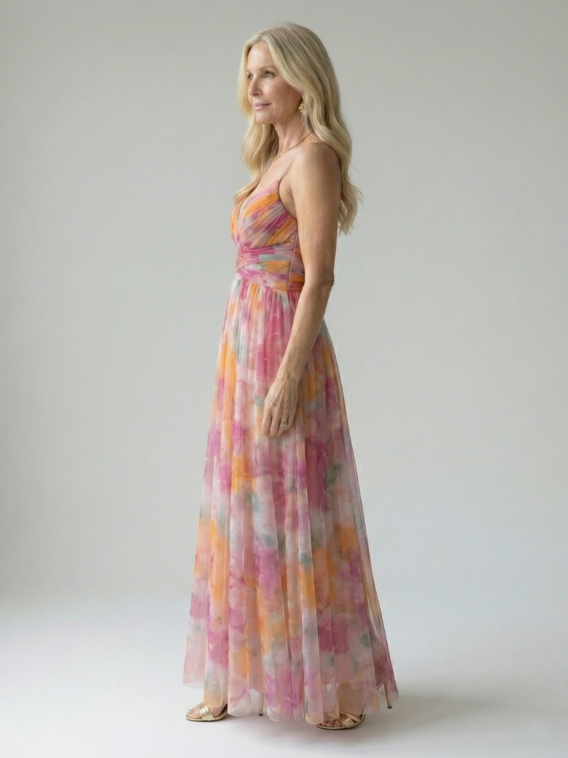 Chloé | Robe Maxi à Enveloppe Douce Isel