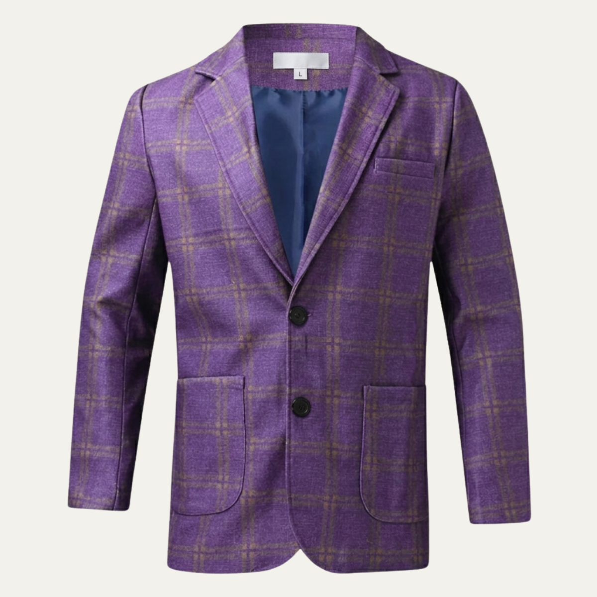 Constantin | Blazer écossais coupe ajustée