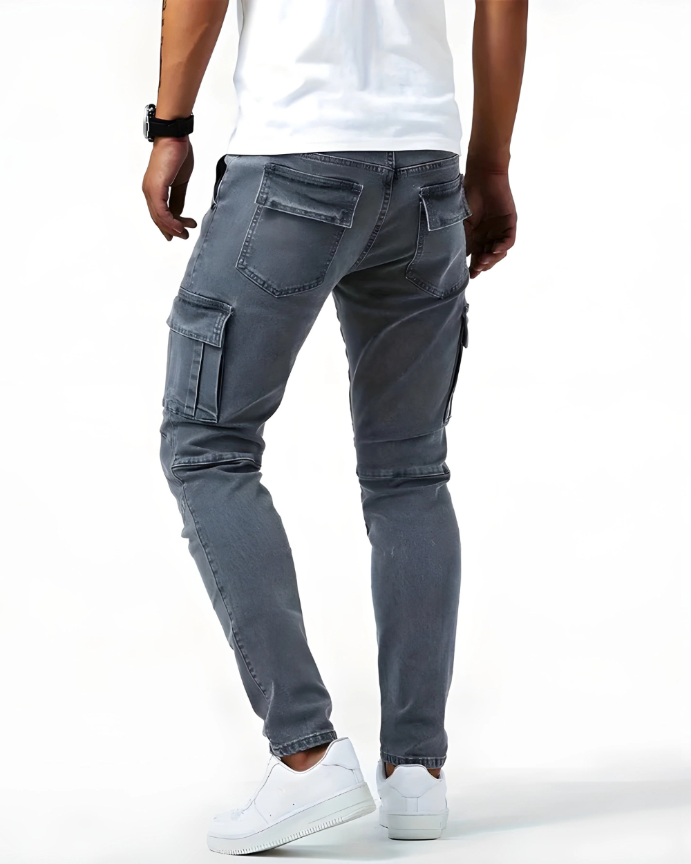 Hervé | Pantalon cargo stretch