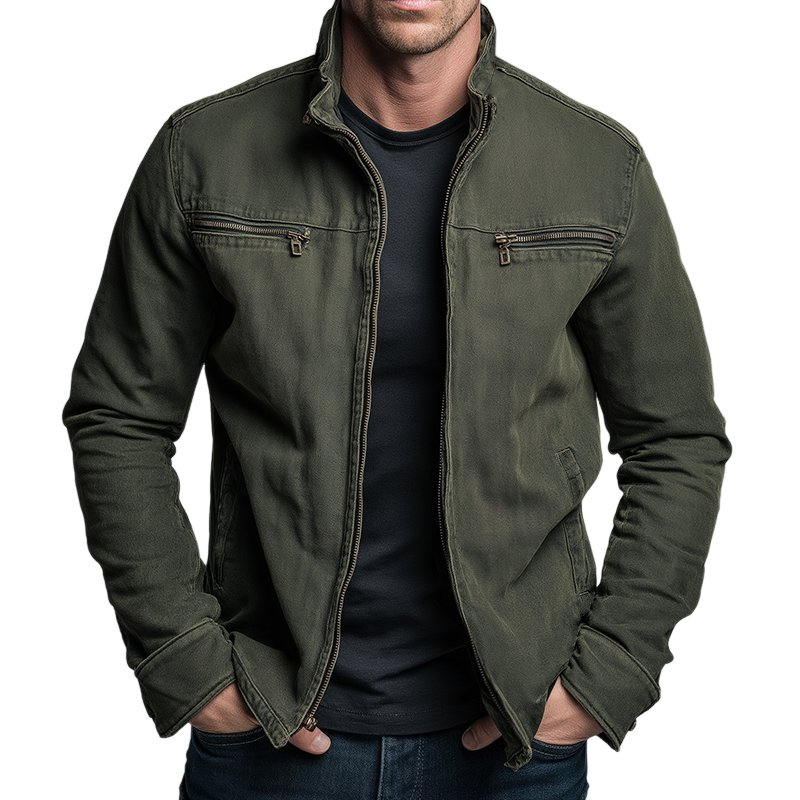 Baptiste | Veste de campagne vintage de style militaire