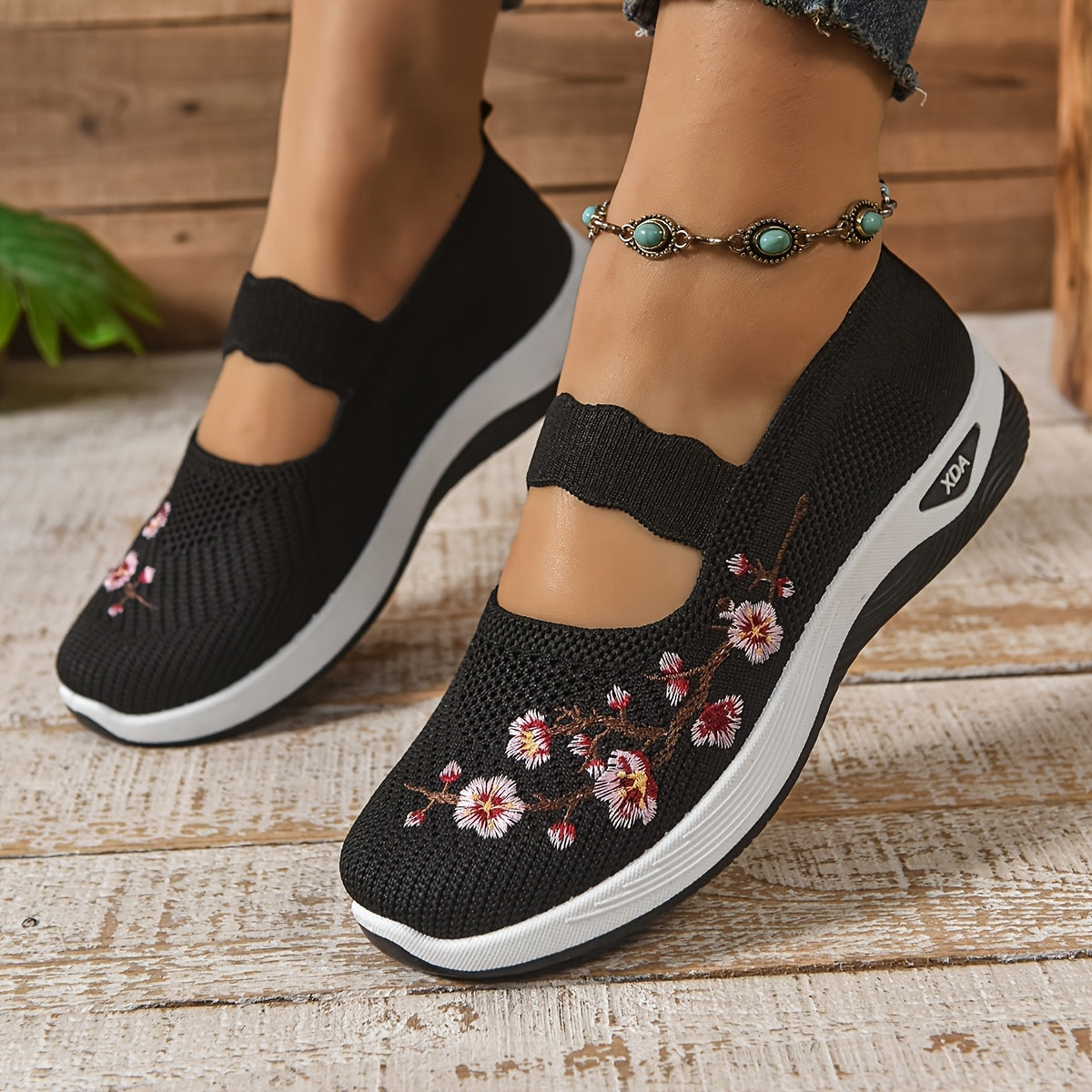 Gabrielle | Chaussure à motif floral