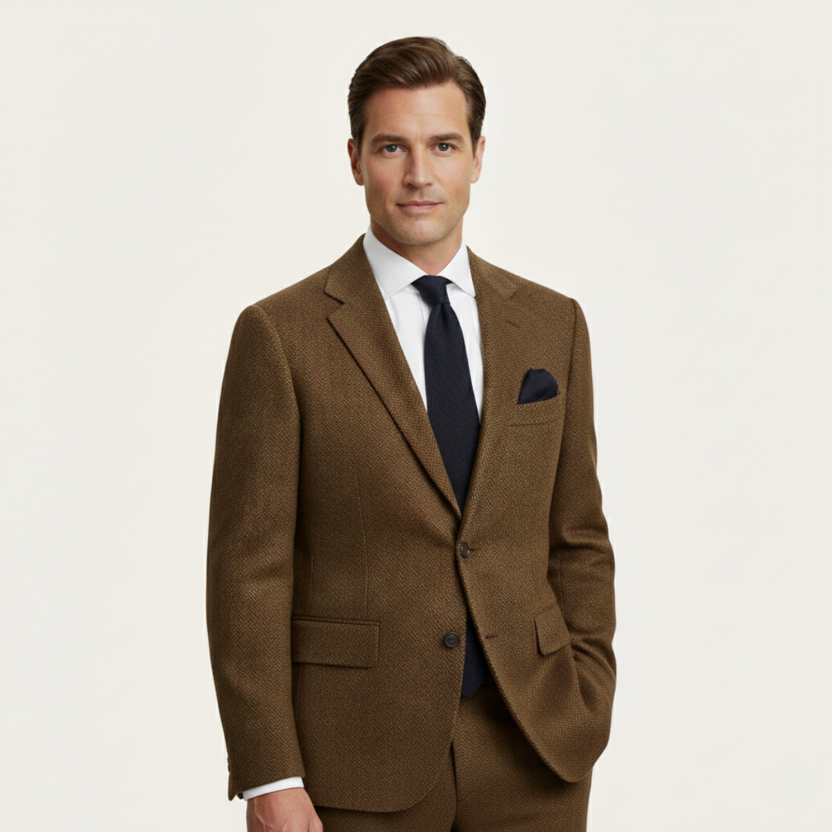 Christian | Blazer en tweed de laine