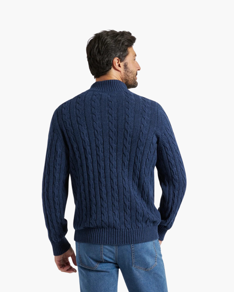 Dorian | Pull demi-zip en coton