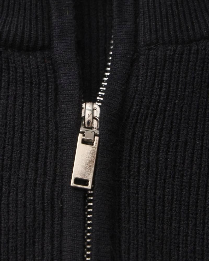 Diego | Pull demi-zip côtelé