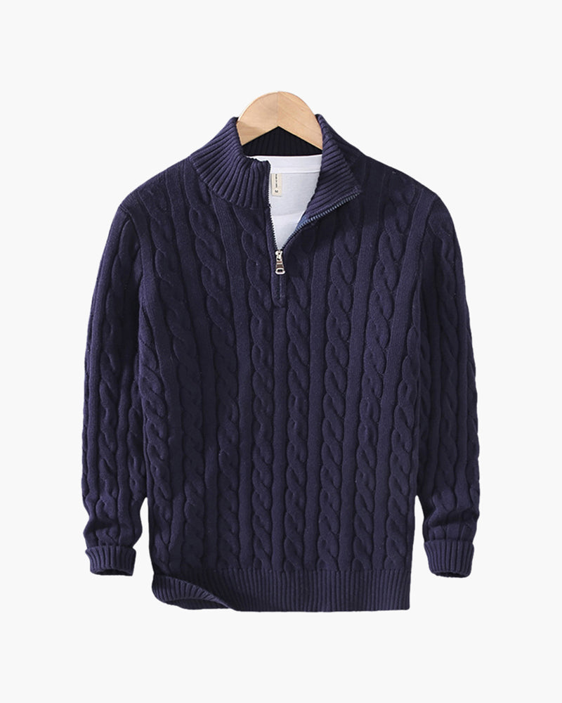 Dorian | Pull demi-zip en coton