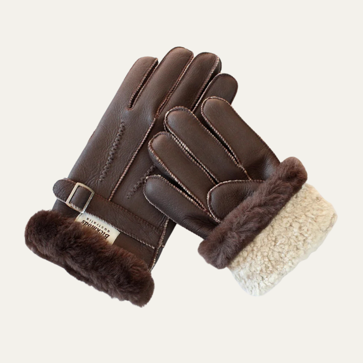 Wenceslas | Gants en peau lainée fourrés