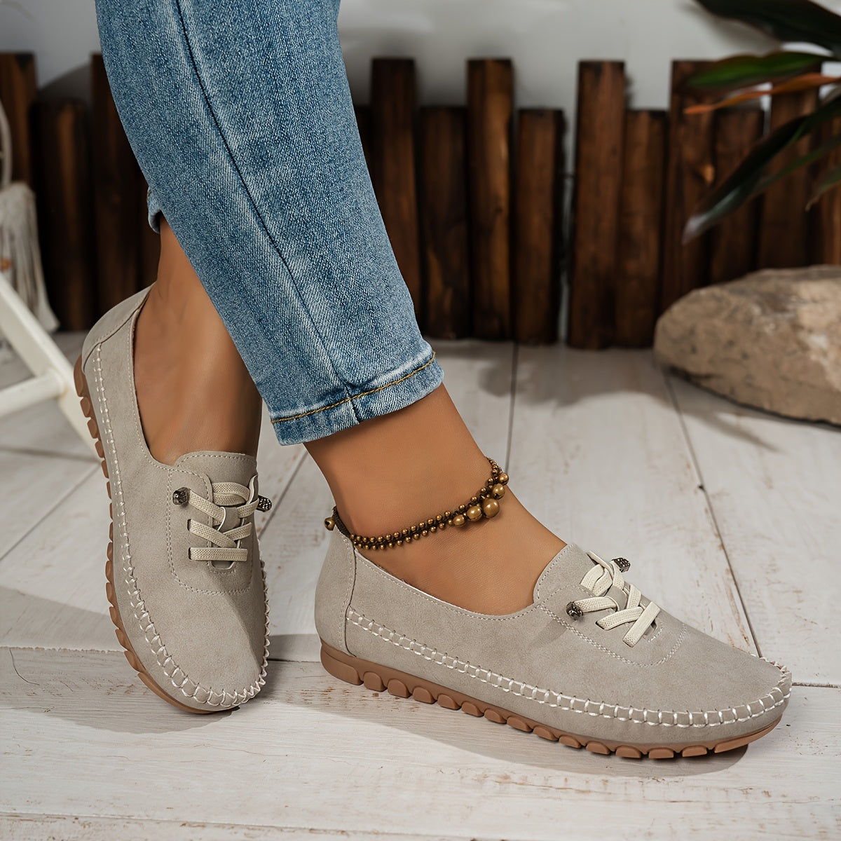 Clotilde | Mocassins souples à semelle antidérapante