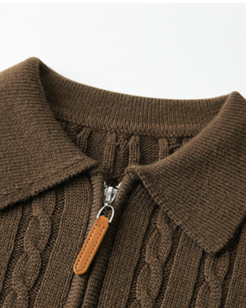 Désiré | Gilet zippé en pure laine
