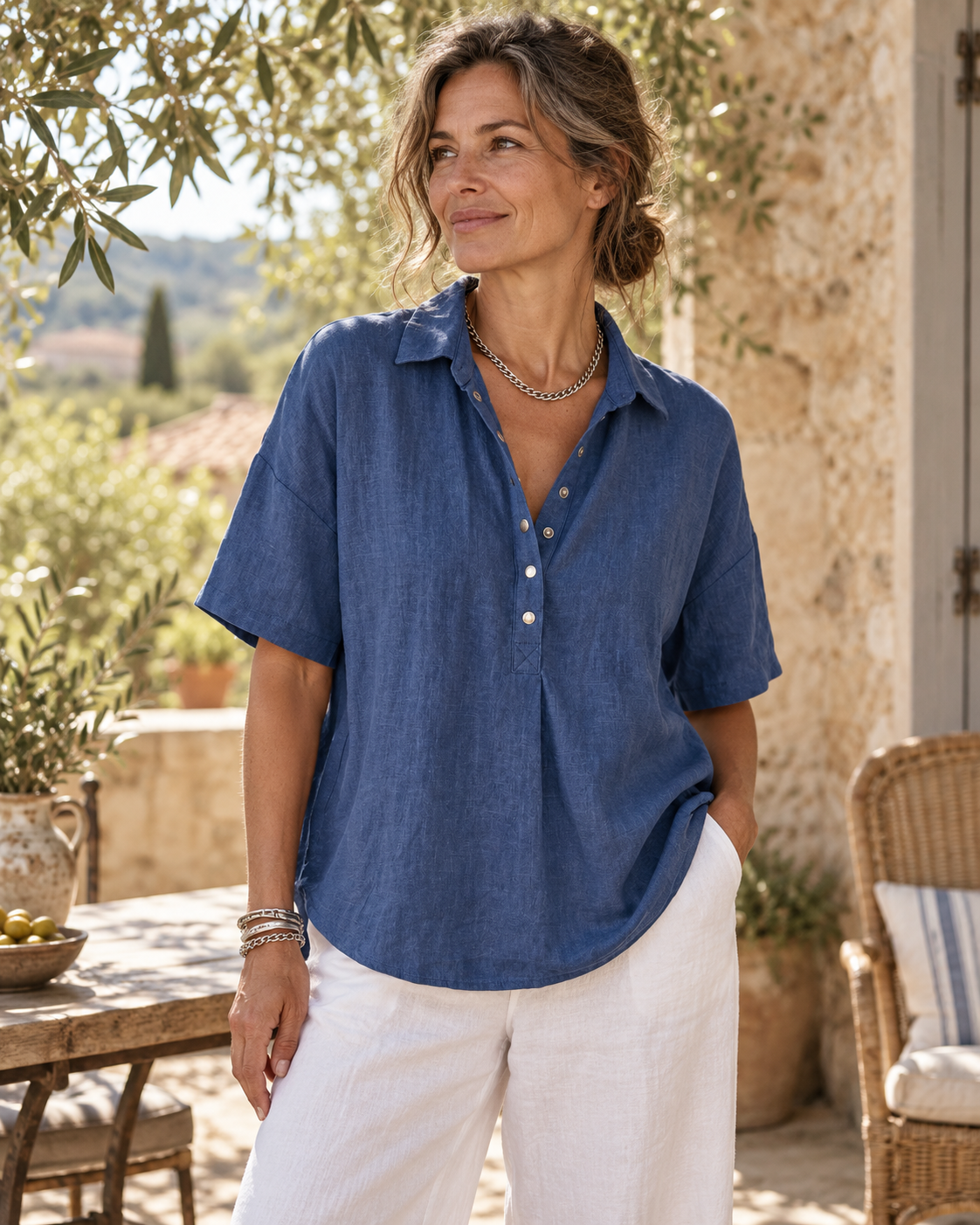 Camille | Blouse Élégante et Confortable Charlotte