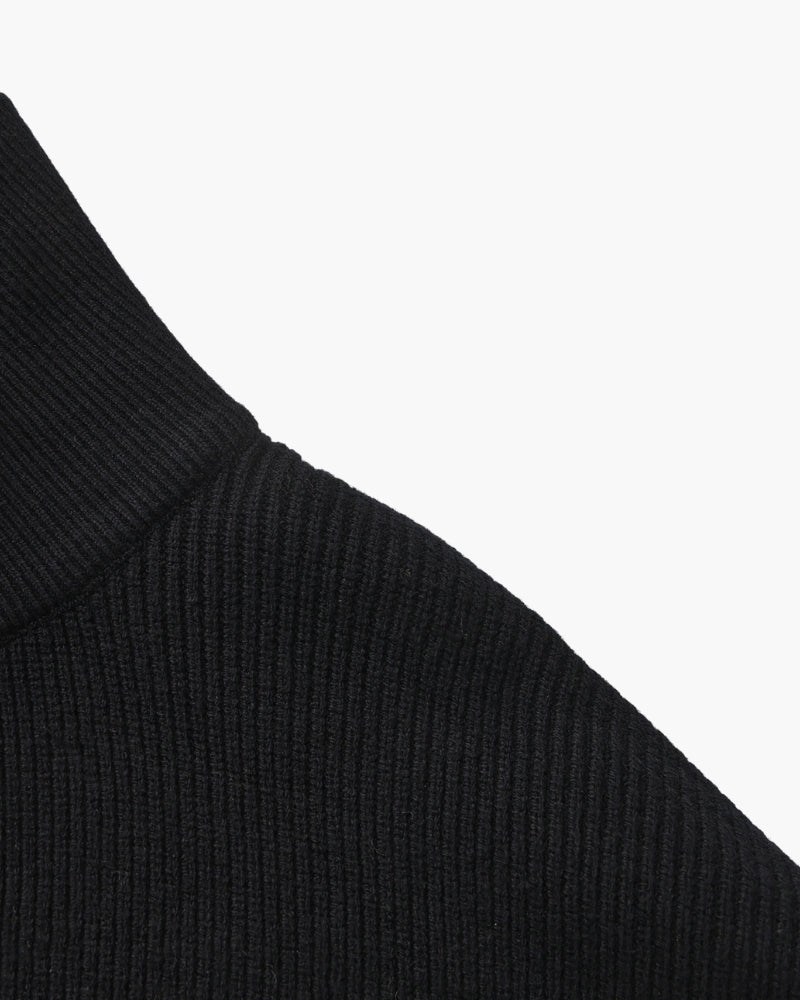 Diego | Pull demi-zip côtelé