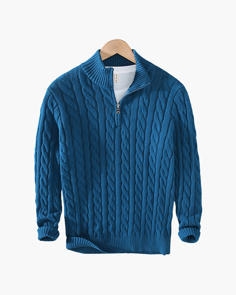 Dorian | Pull demi-zip en coton