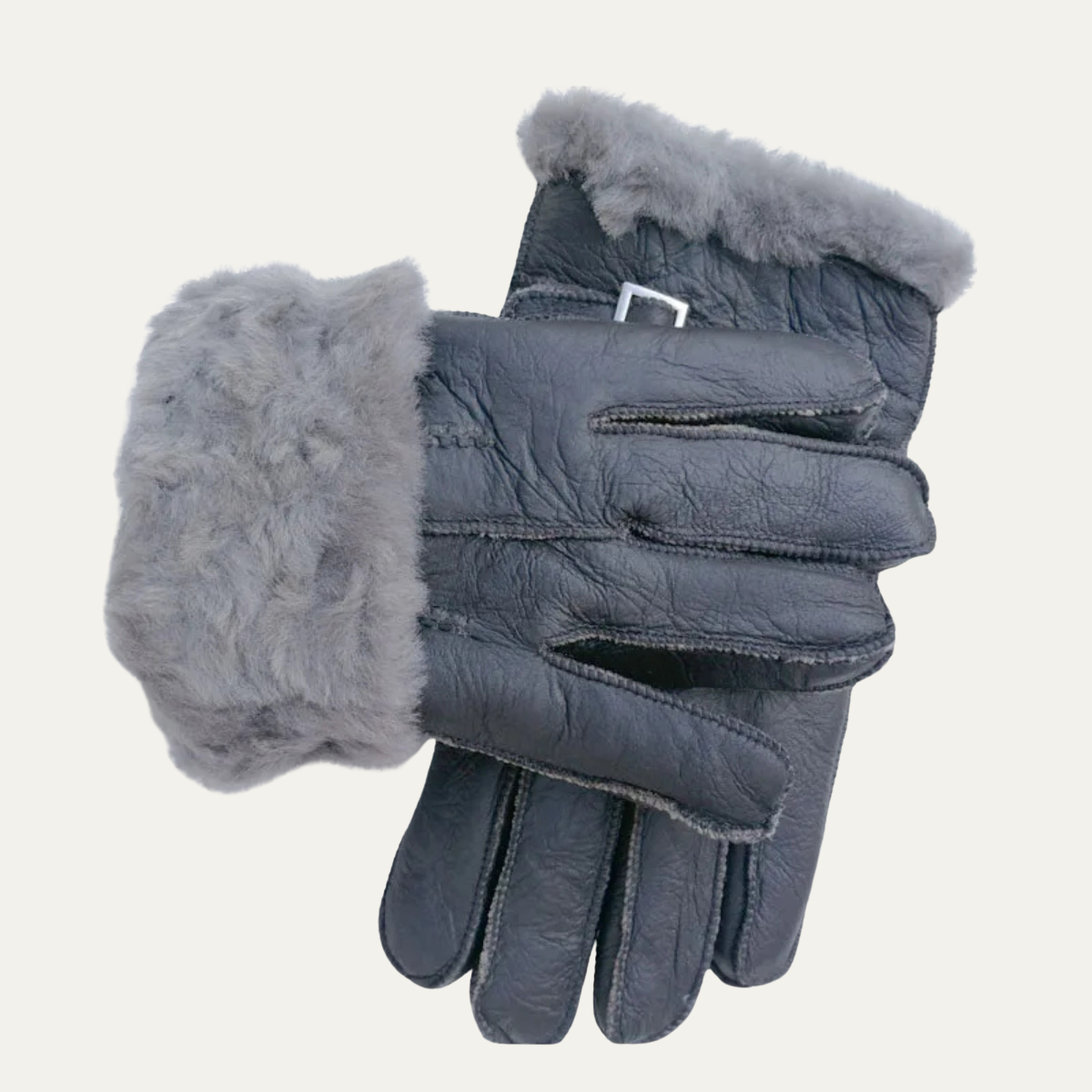 Wenceslas | Gants en peau lainée fourrés