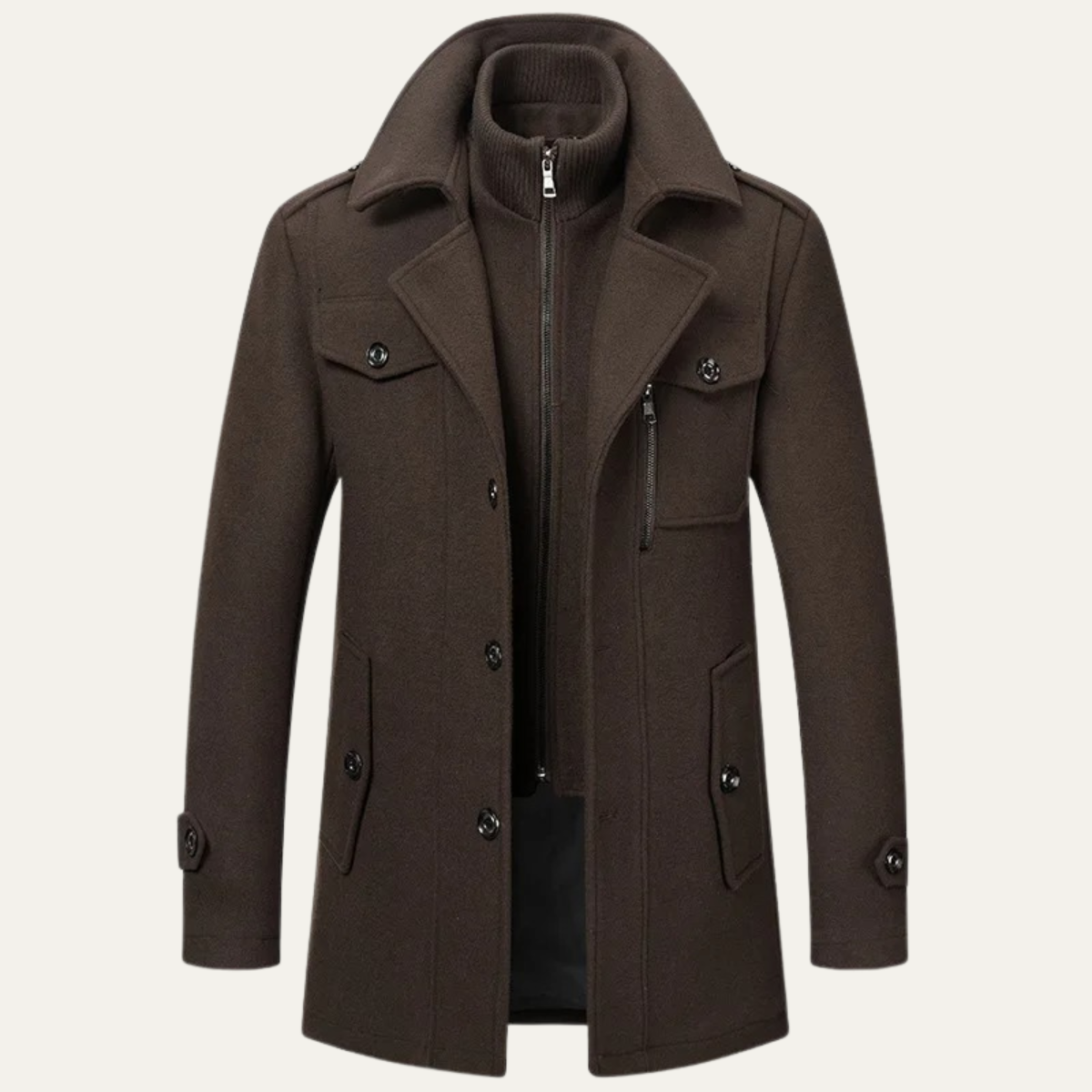 Aristide | Manteau au toucher cachemire
