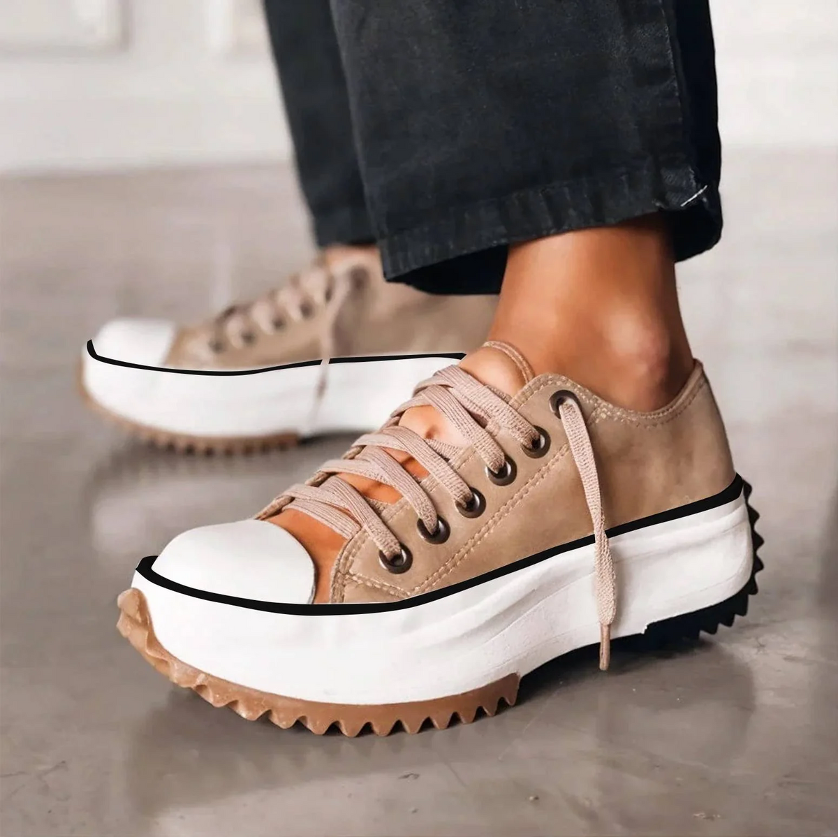 Madeleine | Chaussures à plateau Marron