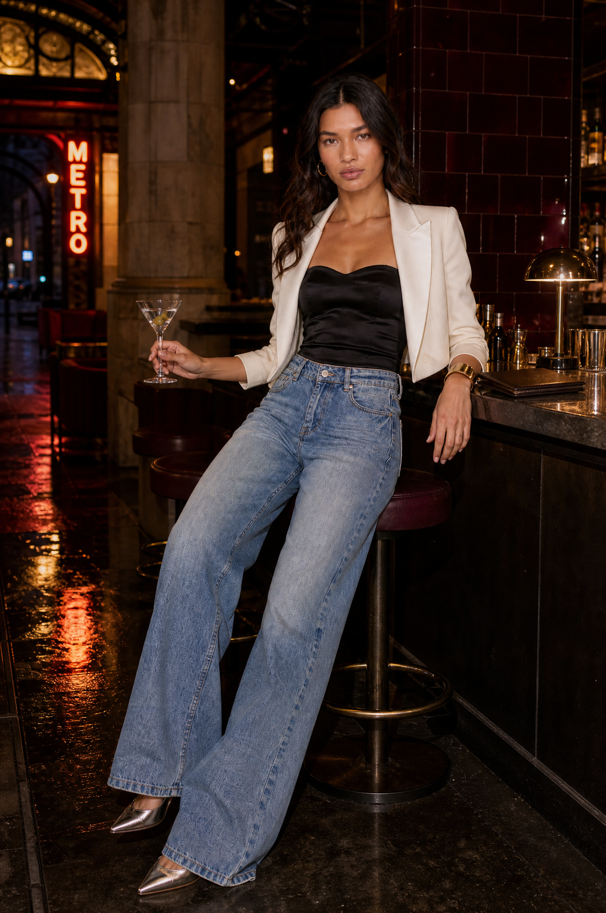 Ida | Jean ample jambes droites