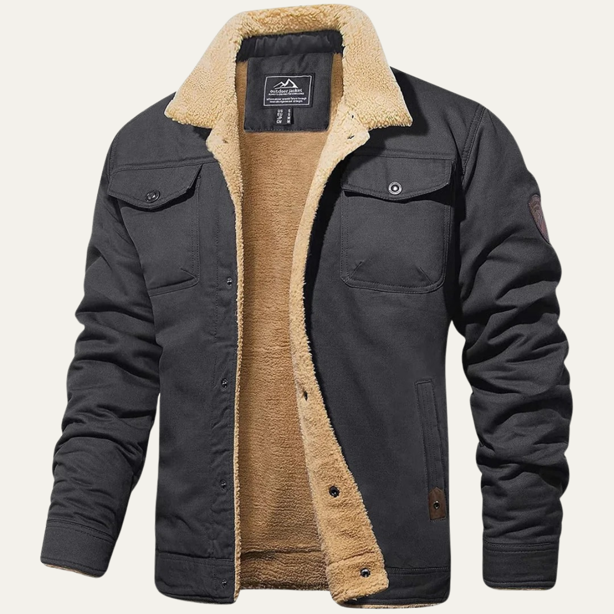 Abel | Manteau doublé de polaire