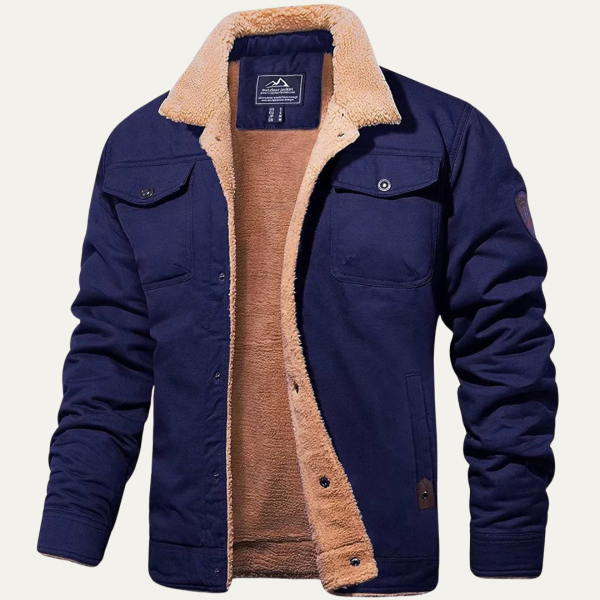 Abel | Manteau doublé de polaire