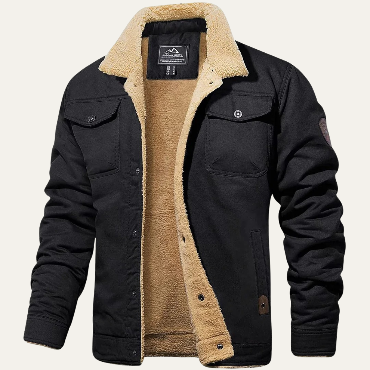 Abel | Manteau doublé de polaire