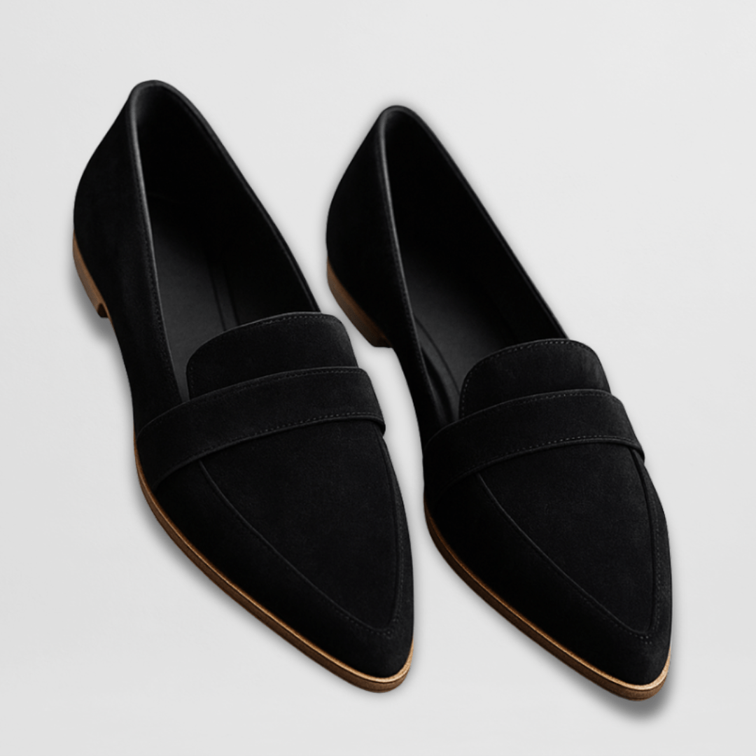 Rosine | Mocassin pointu en daim