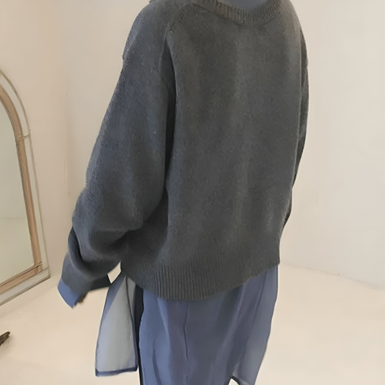 Angélique | Cardigan à boutonnage asymétrique