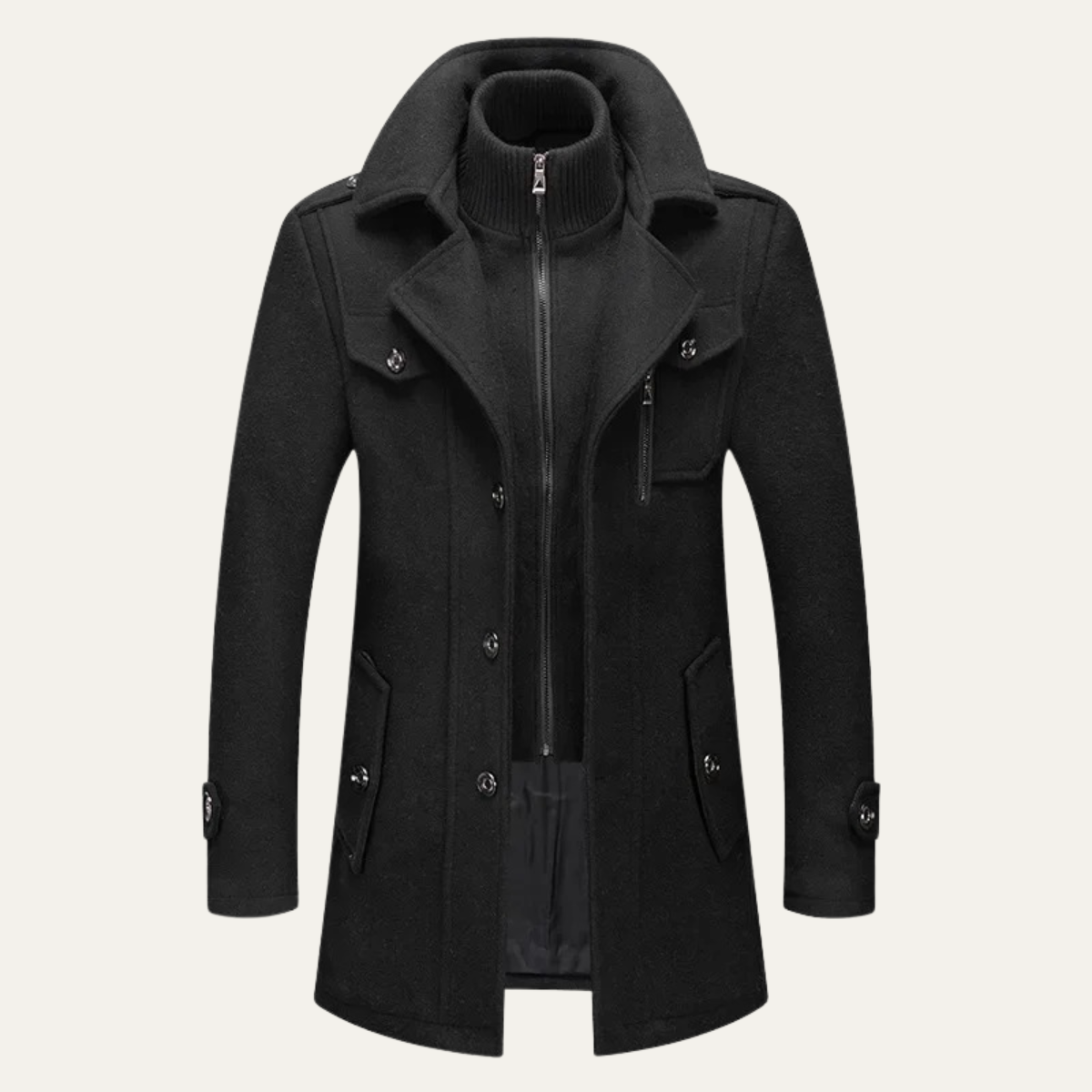Aristide | Manteau au toucher cachemire
