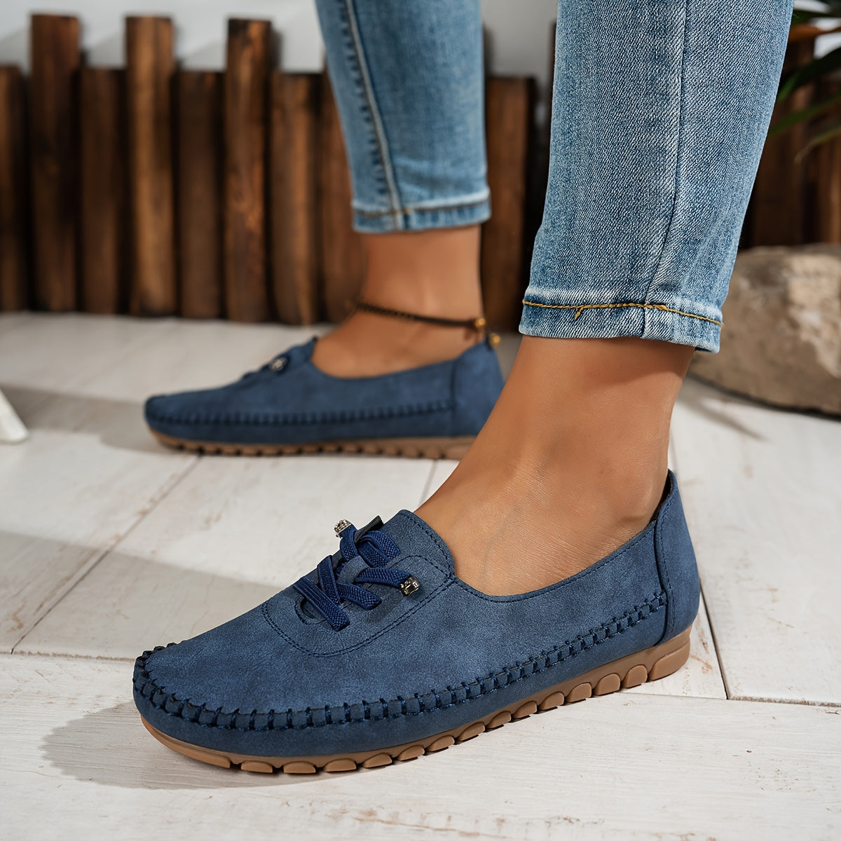 Clotilde | Mocassins souples à semelle antidérapante
