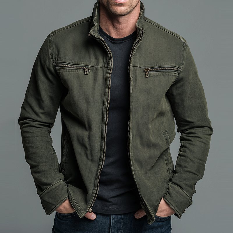 Baptiste | Veste de campagne vintage de style militaire