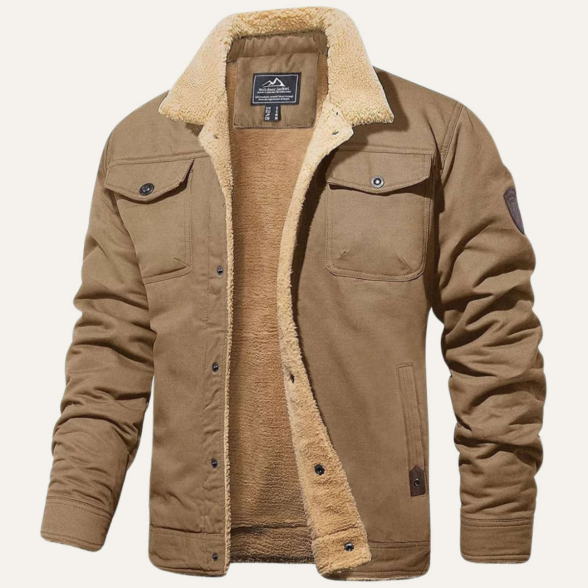 Abel | Manteau doublé de polaire