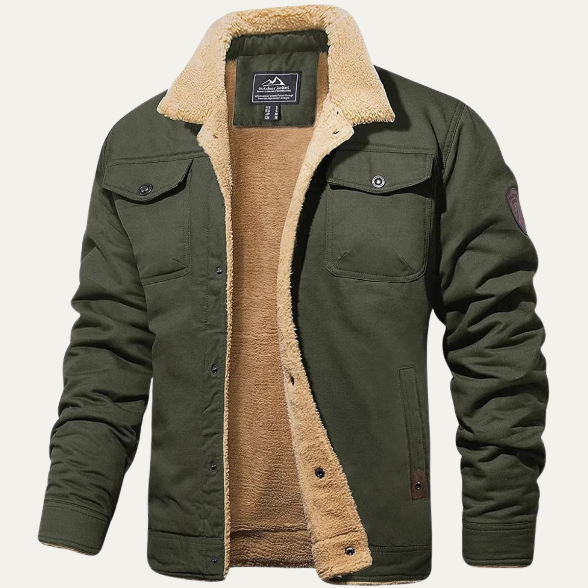 Abel | Manteau doublé de polaire