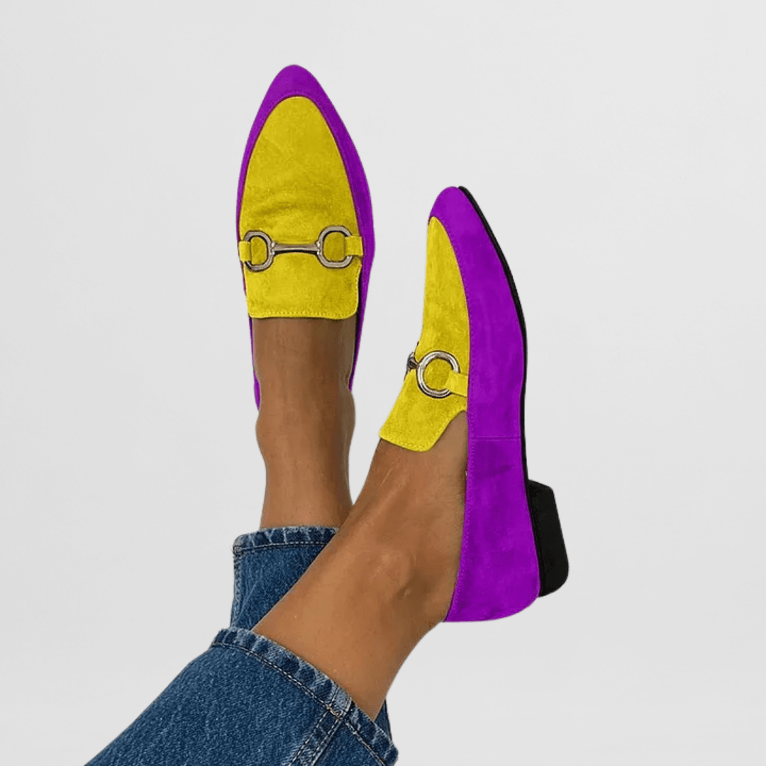 Romy | Mocassin en daim à mors