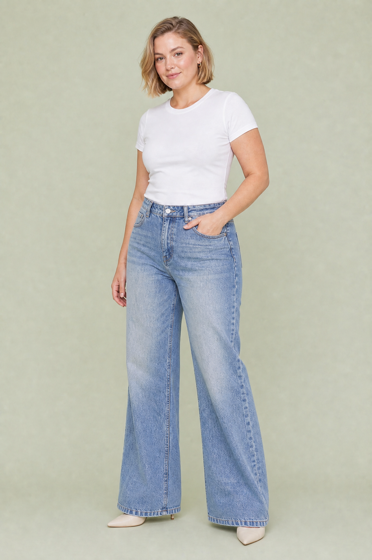 Ida | Jean ample jambes droites