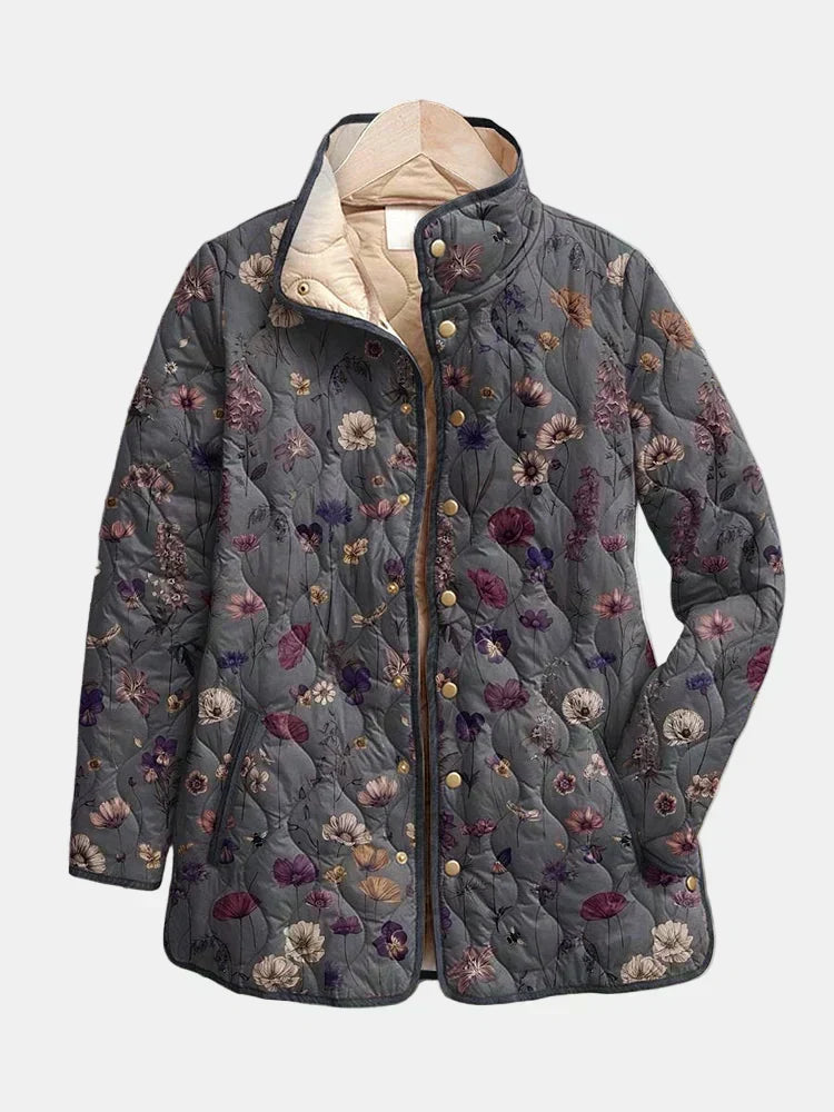 TROUSSEAU | Veste Matelassée Fleurs Séchées Nathalie
