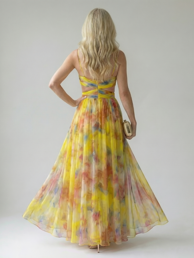 Chloé | Robe Maxi à Enveloppe Douce Isel