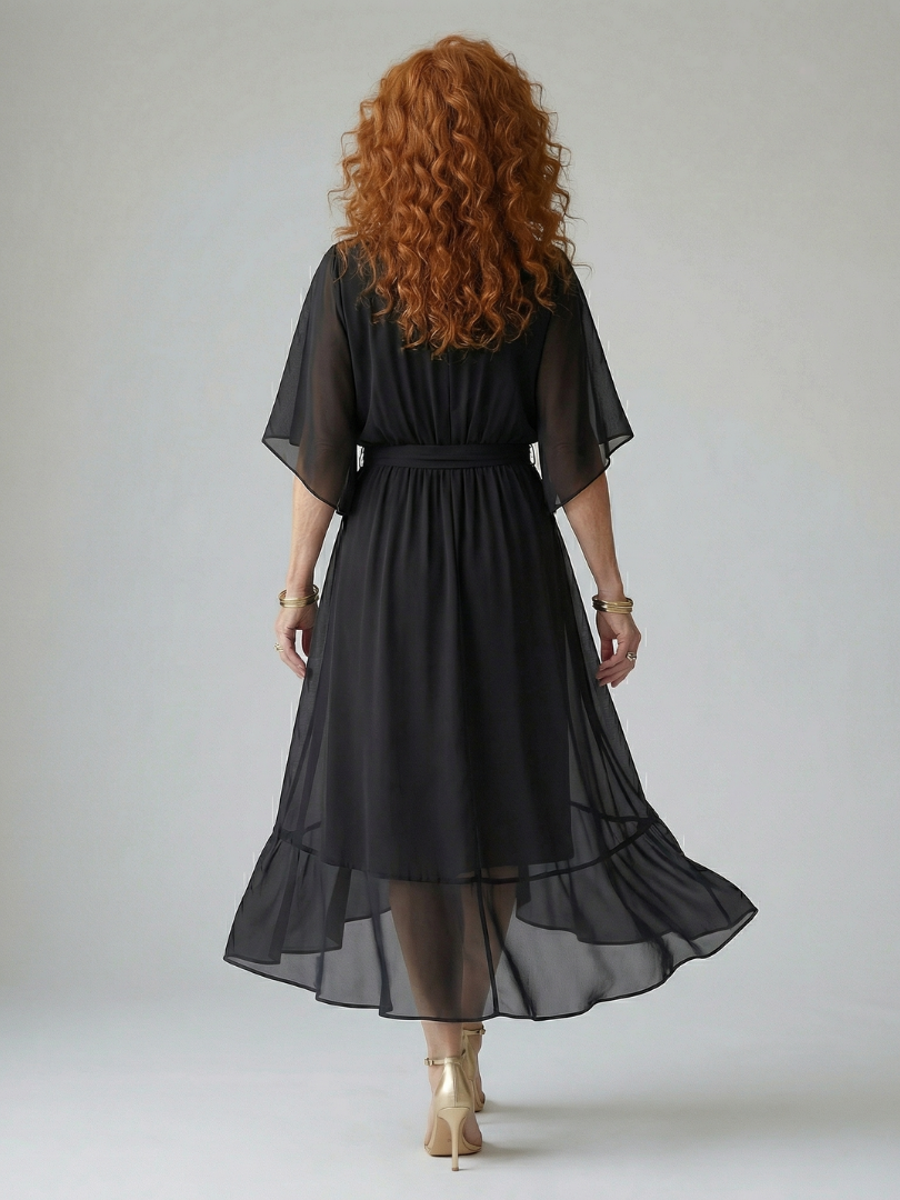 Brigitte | Robe Midi Drapée Elric