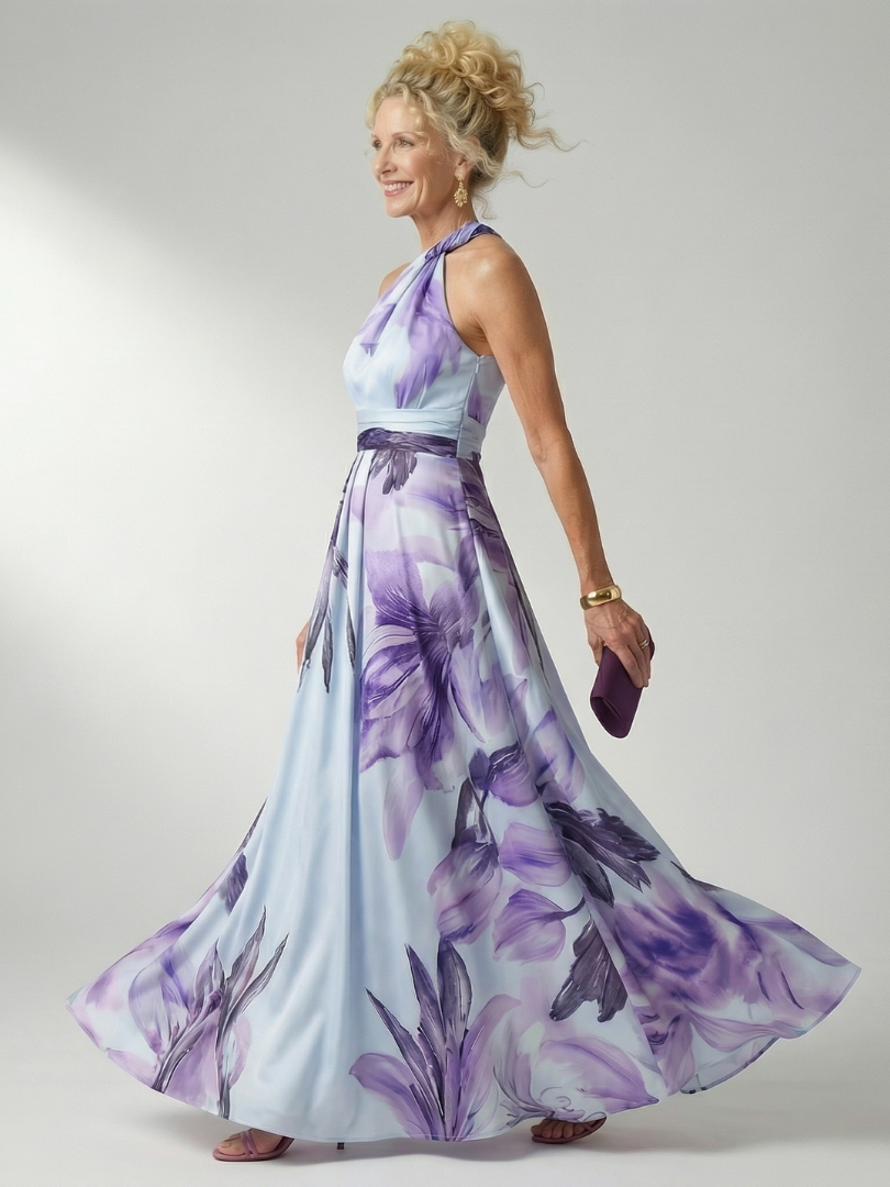 Aurélie | Robe Maxi Fleurie Légère Amiel