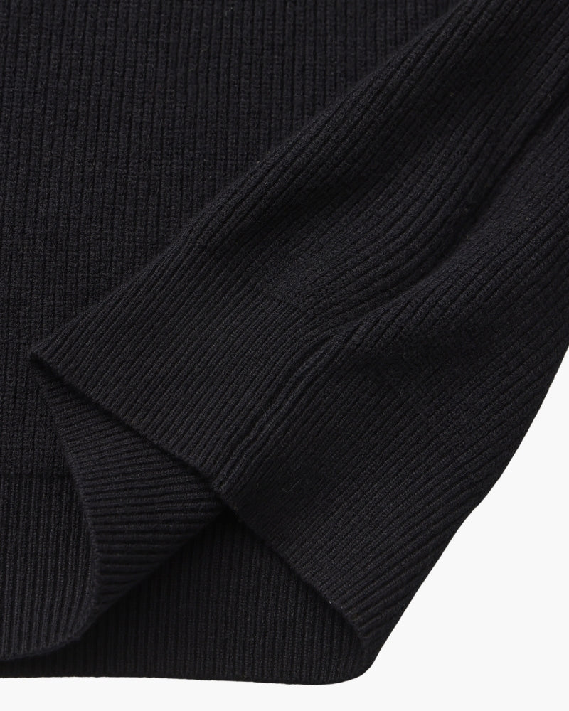 Diego | Pull demi-zip côtelé