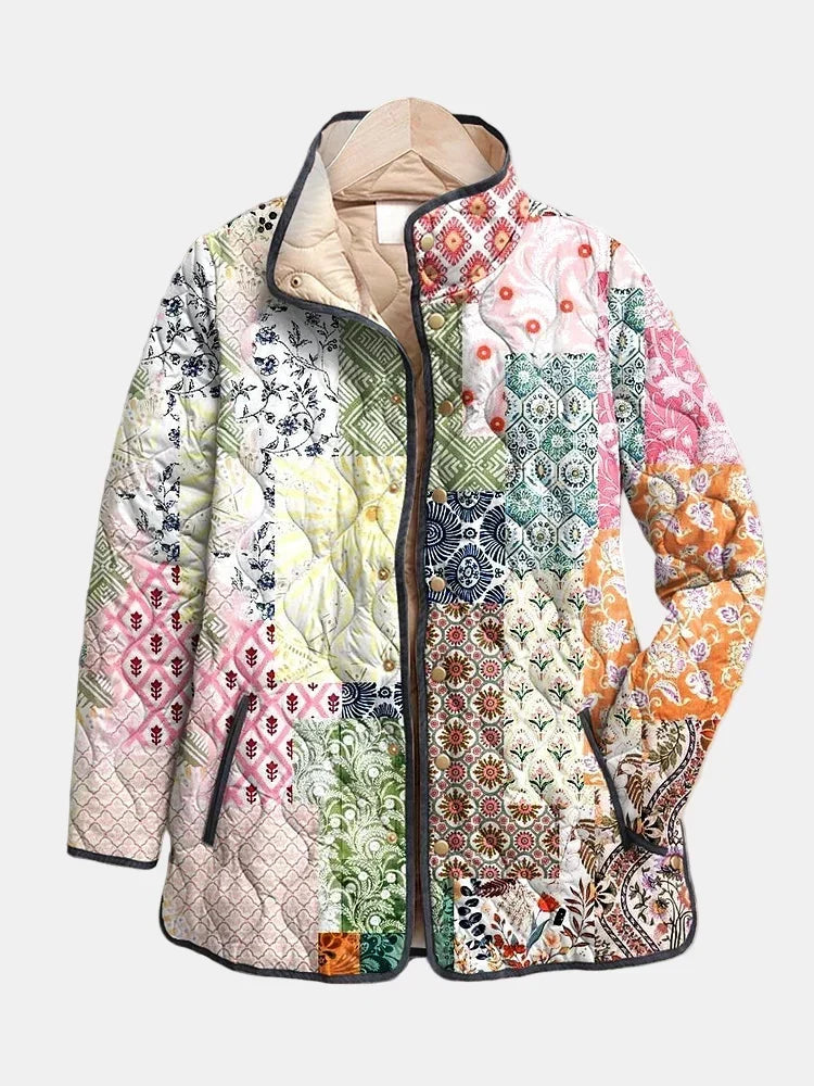 TROUSSEAU | Veste Matelassée Patchwork Bohème Florence