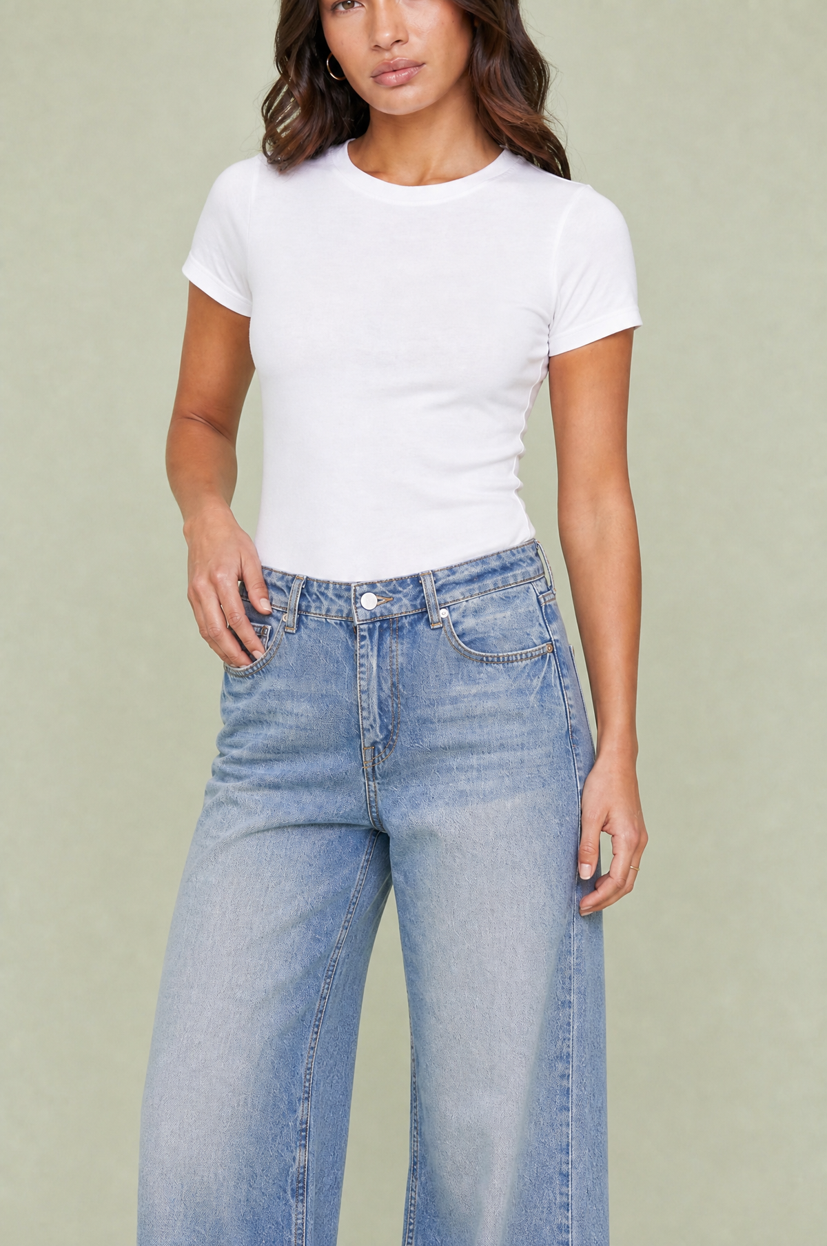 Ida | Jean ample jambes droites