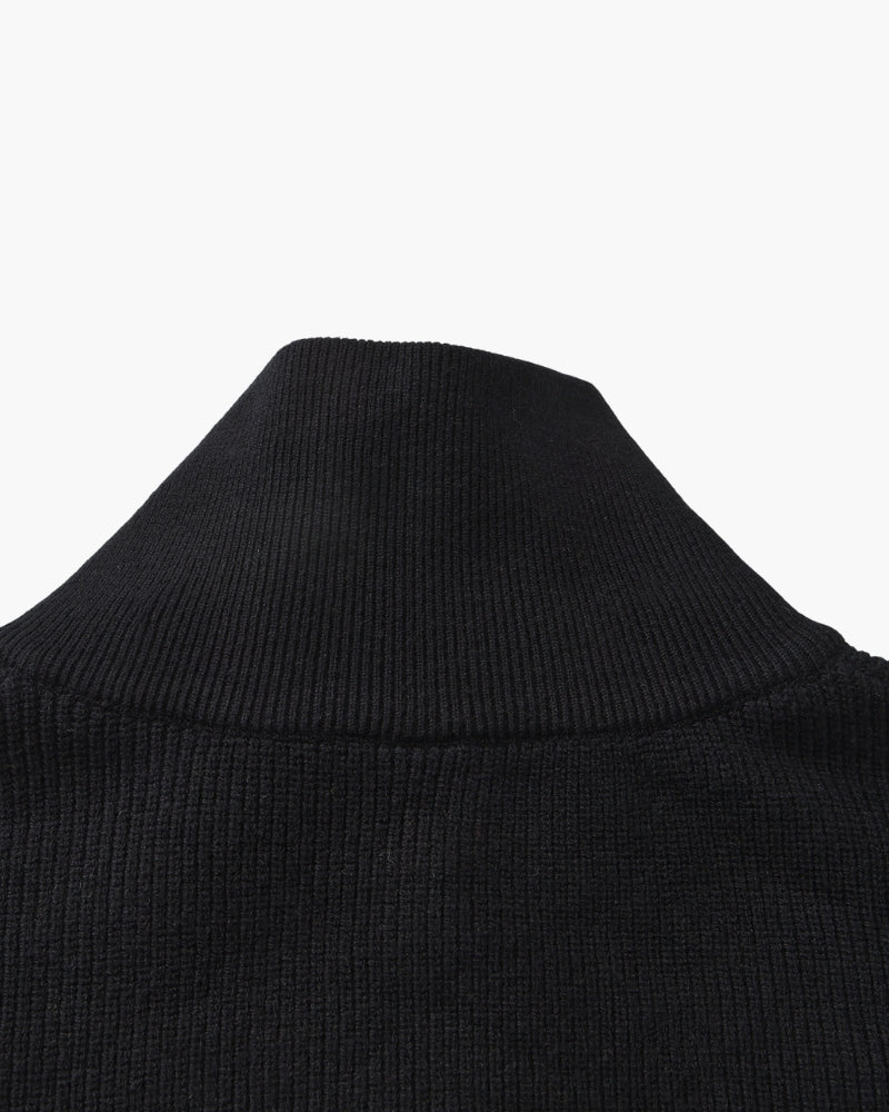 Diego | Pull demi-zip côtelé