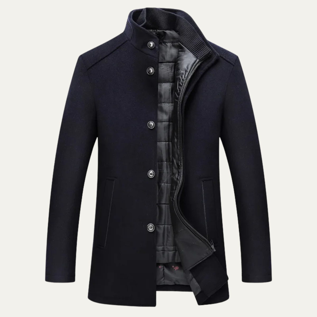 Albert | Manteau doublé à col montant