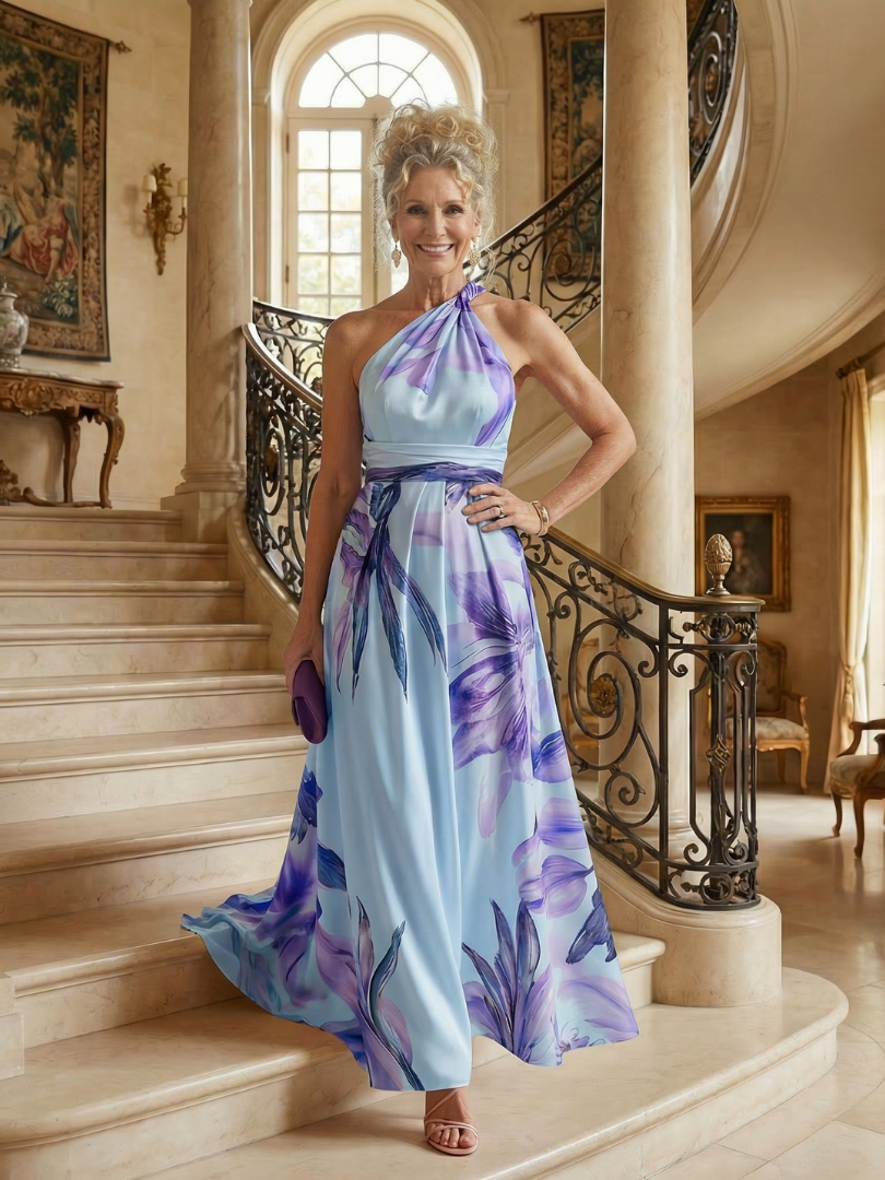 Aurélie | Robe Maxi Fleurie Légère Amiel
