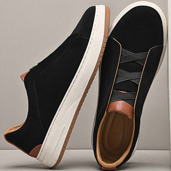 Hugo | Chaussures sans lacets en daim pour homme