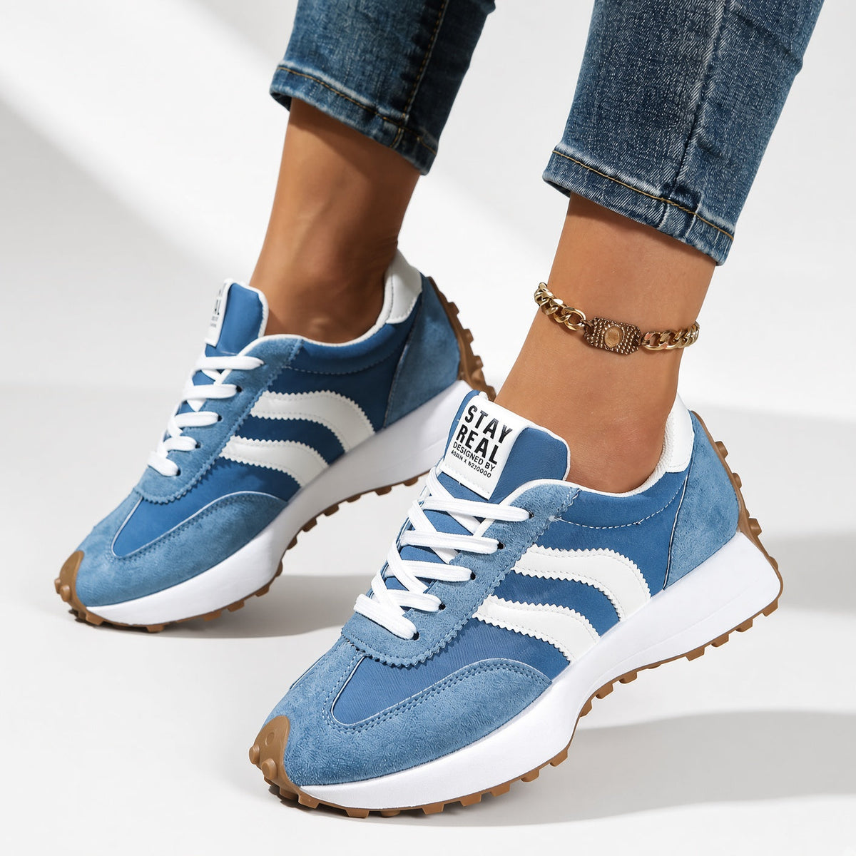 Odette | Basket rétro à lacets